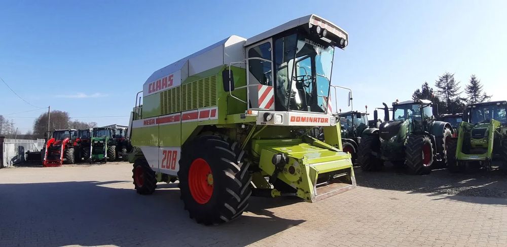 Claas Mega 208  sieczkarnia do słomy, heder Claas C510