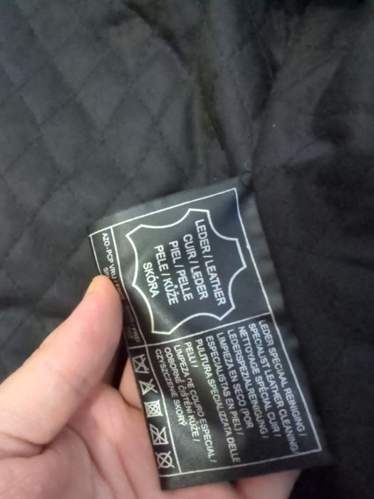 Куртка чоловіча шкіряна байкерська пілот велика HIDES