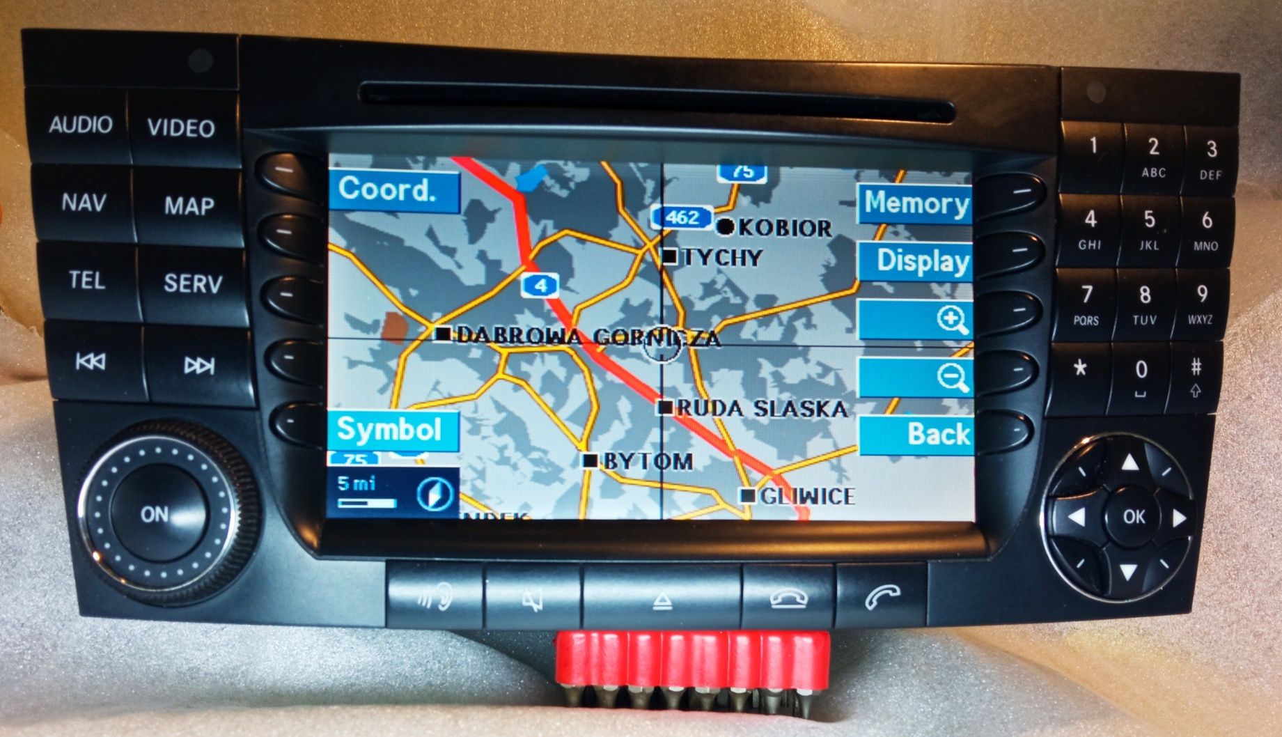 Radio Nawigacja Comand Ntg1 Mercedes W211 W219 CLS + Czytnik GPS DVD