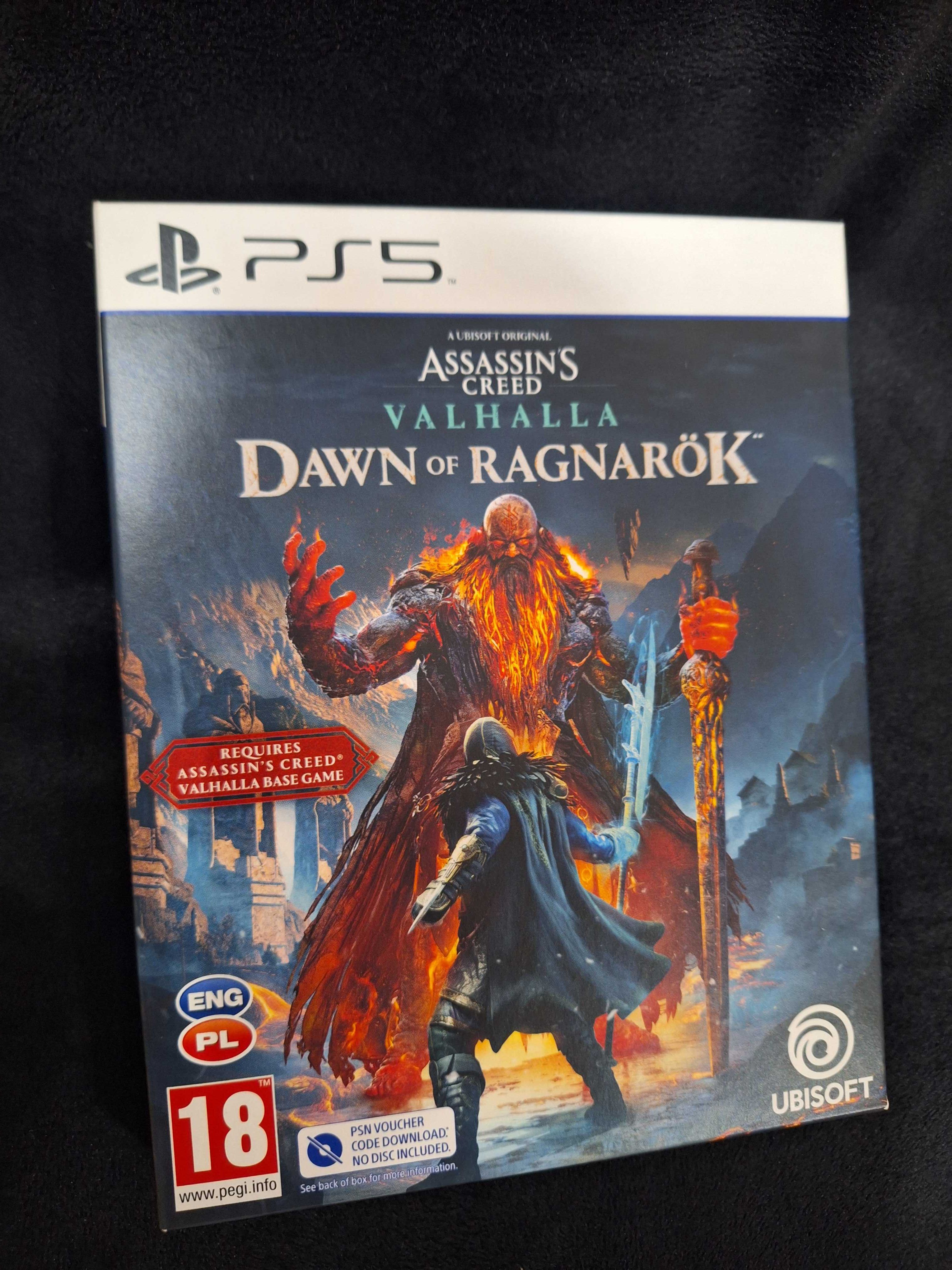 Assassins Valhalla Dawn of Ragnarok PS5 PLAYSTATION 5 puste pudełko