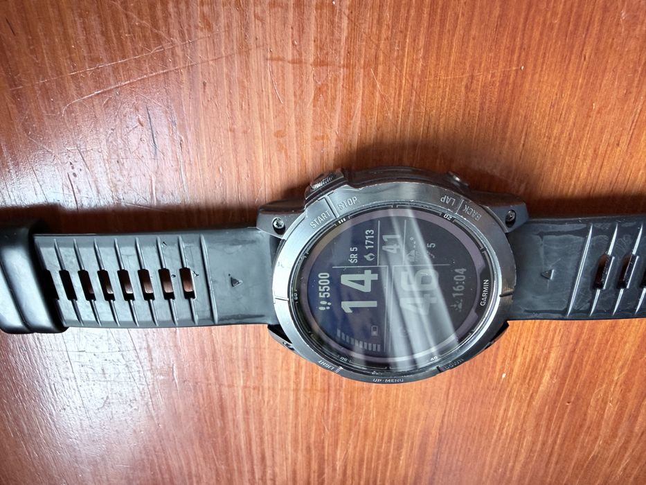 GARMIN GPS Fenix 7x Pro Sapphire Carb Grey czarny pasek