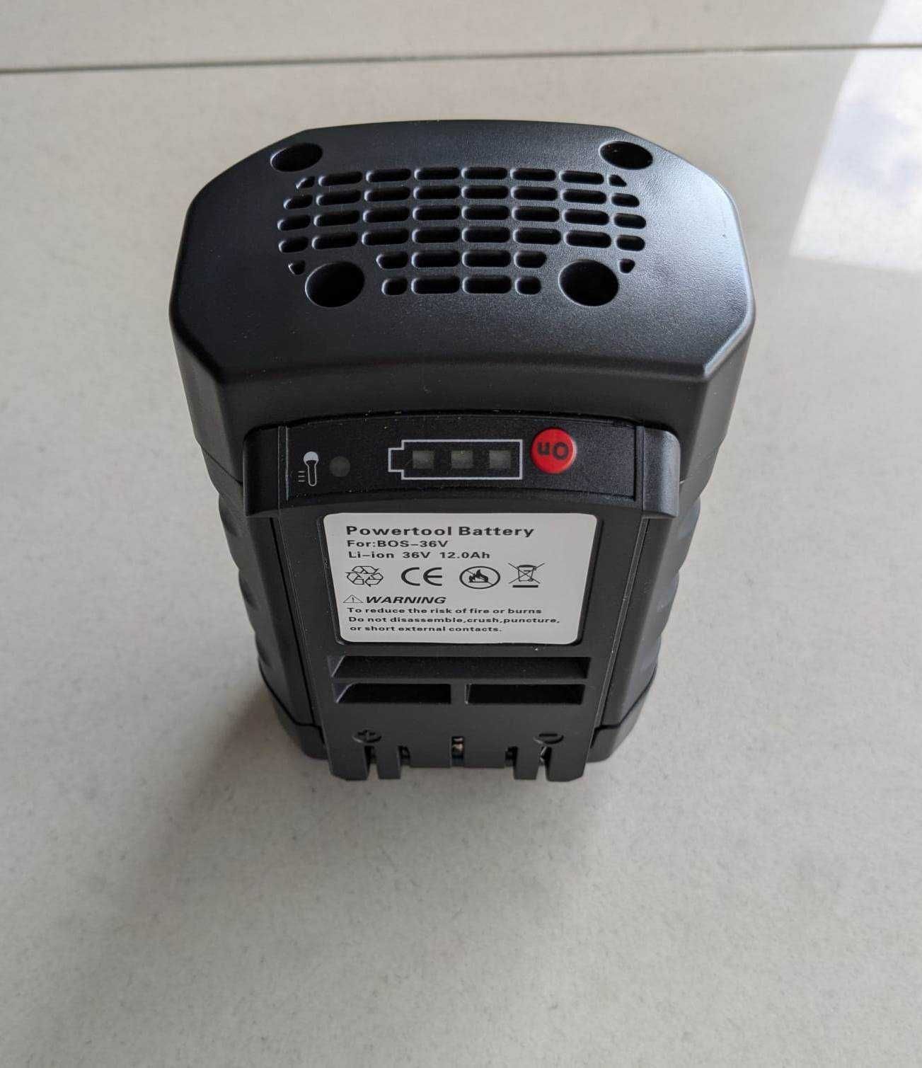 Bateria 36V 12.0Ah, compatível com ferramentas BOSCH
