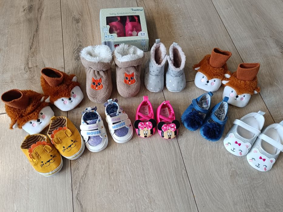 Buciki niechodki zimowe noworodek niemowlak