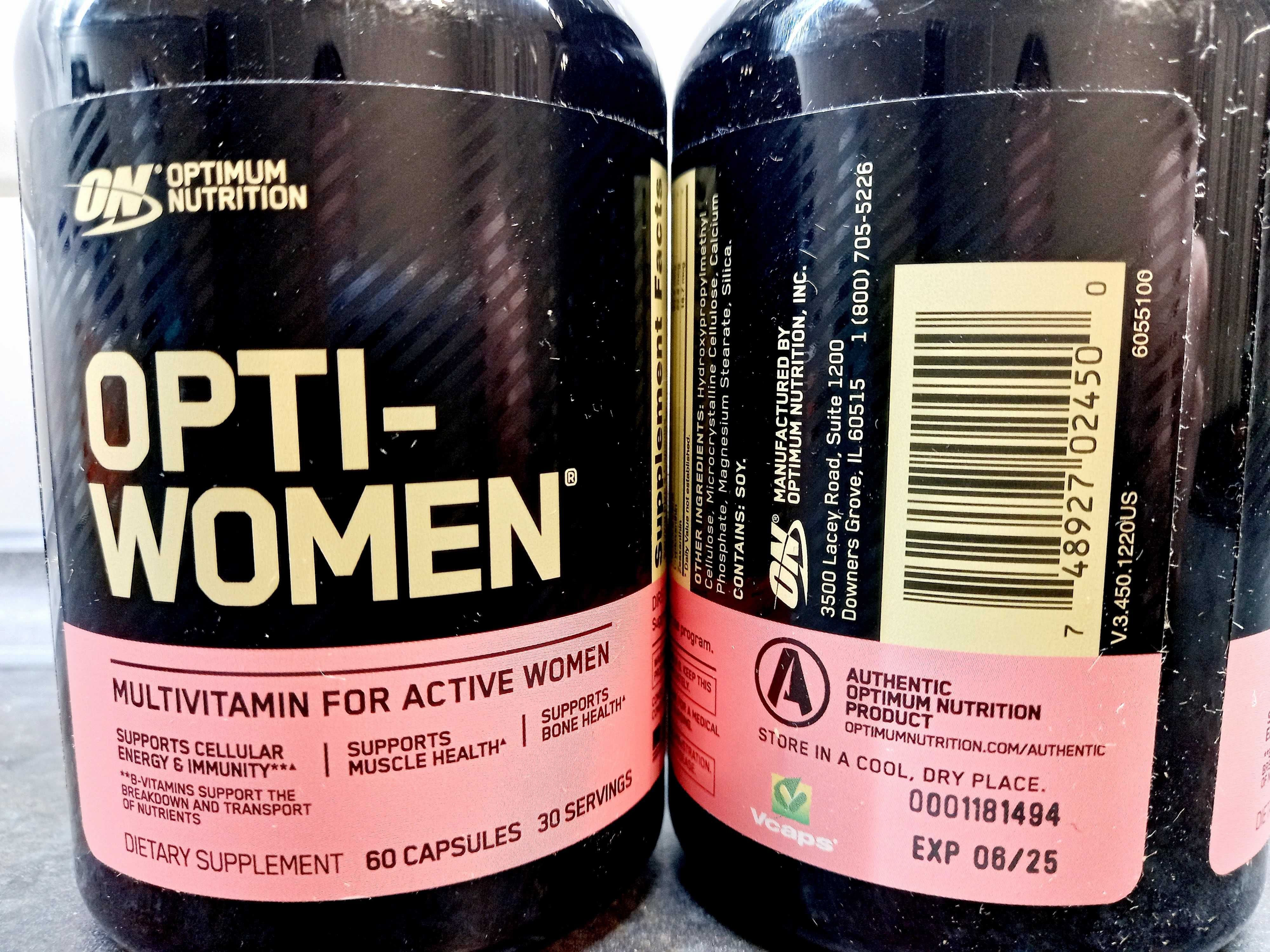 Optimum Nutrition, Opti-Women (60 капс.), женские витамины