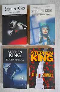 4x Stephen King Cztery pory roku Bezsenność Billy Summers Nocna zmiana