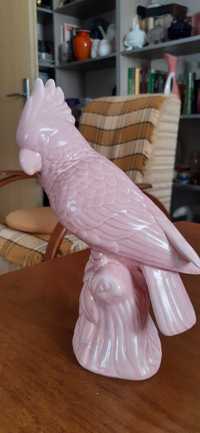 Stara figurka porcelanowa - Papuga - 24 cm
