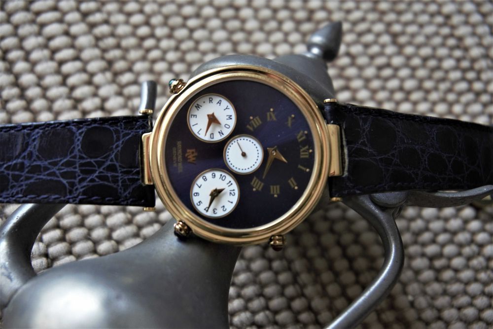 Raymond Weil - 18k Plated - Triple Time Zone - 9821 - Homen