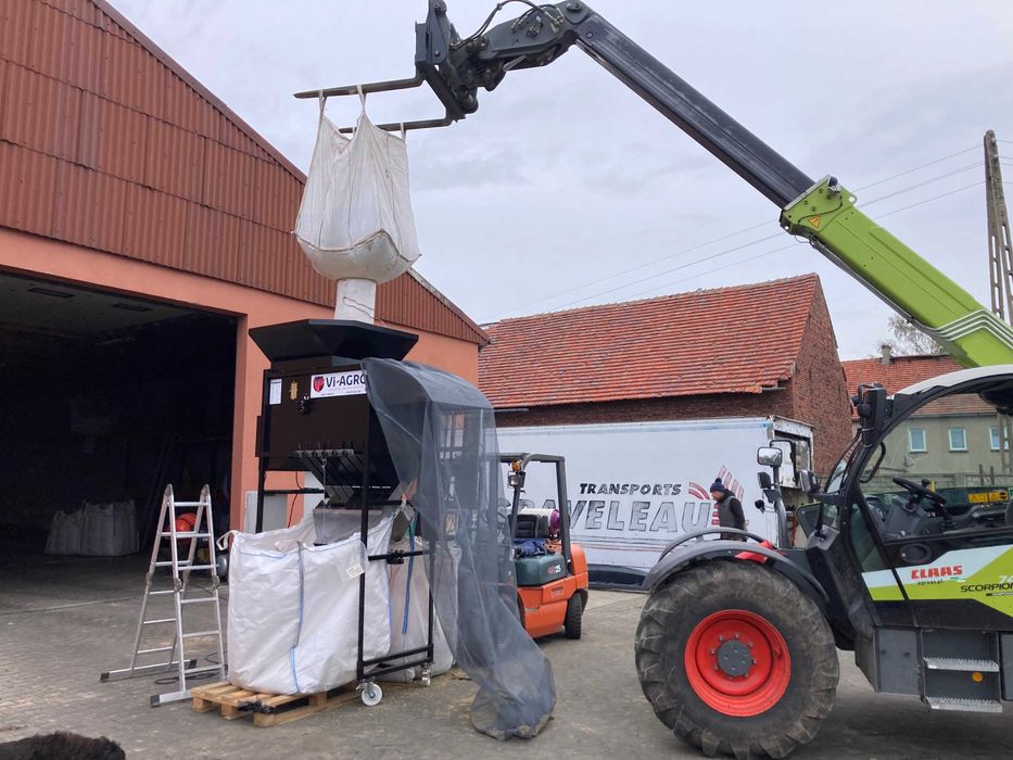 Proszkowo Malowany Separator do Nasion 20t/h Duża wialnia