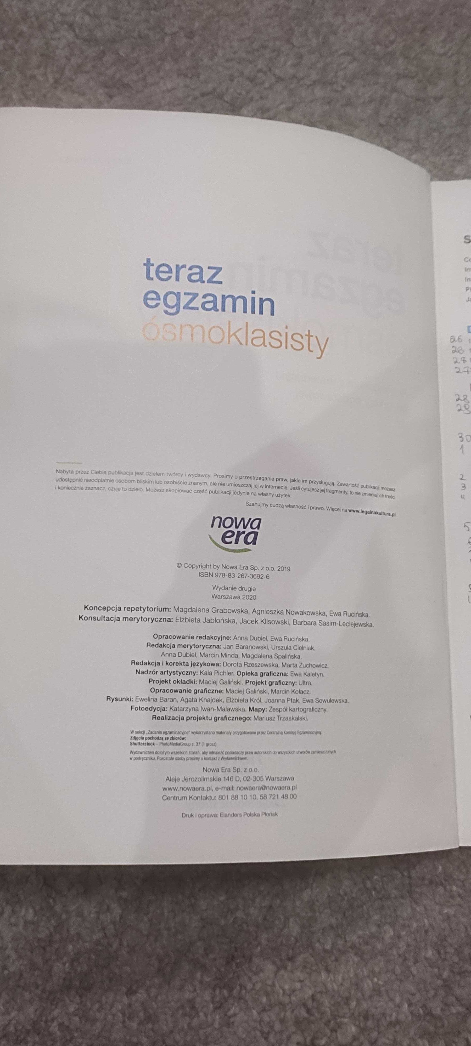 Repetytorium na egzamin ósmoklasisty matematyka