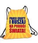 Plecak-worek pakuj graty i ruszaj na podbój świata