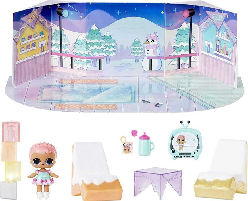 Наборы LOL Winter Chill. Маленькие комнатки Спа. Фигуристка.