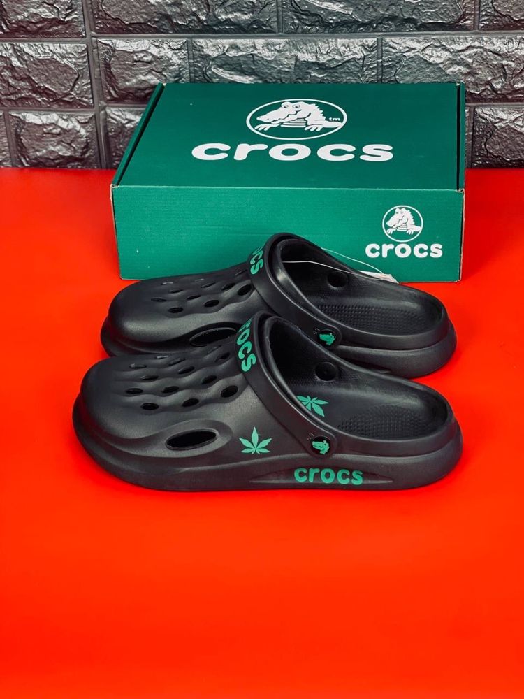 Шлепанцы мужские Crocs Hemp Clog удобные мягкие сабо кроксы 36-46