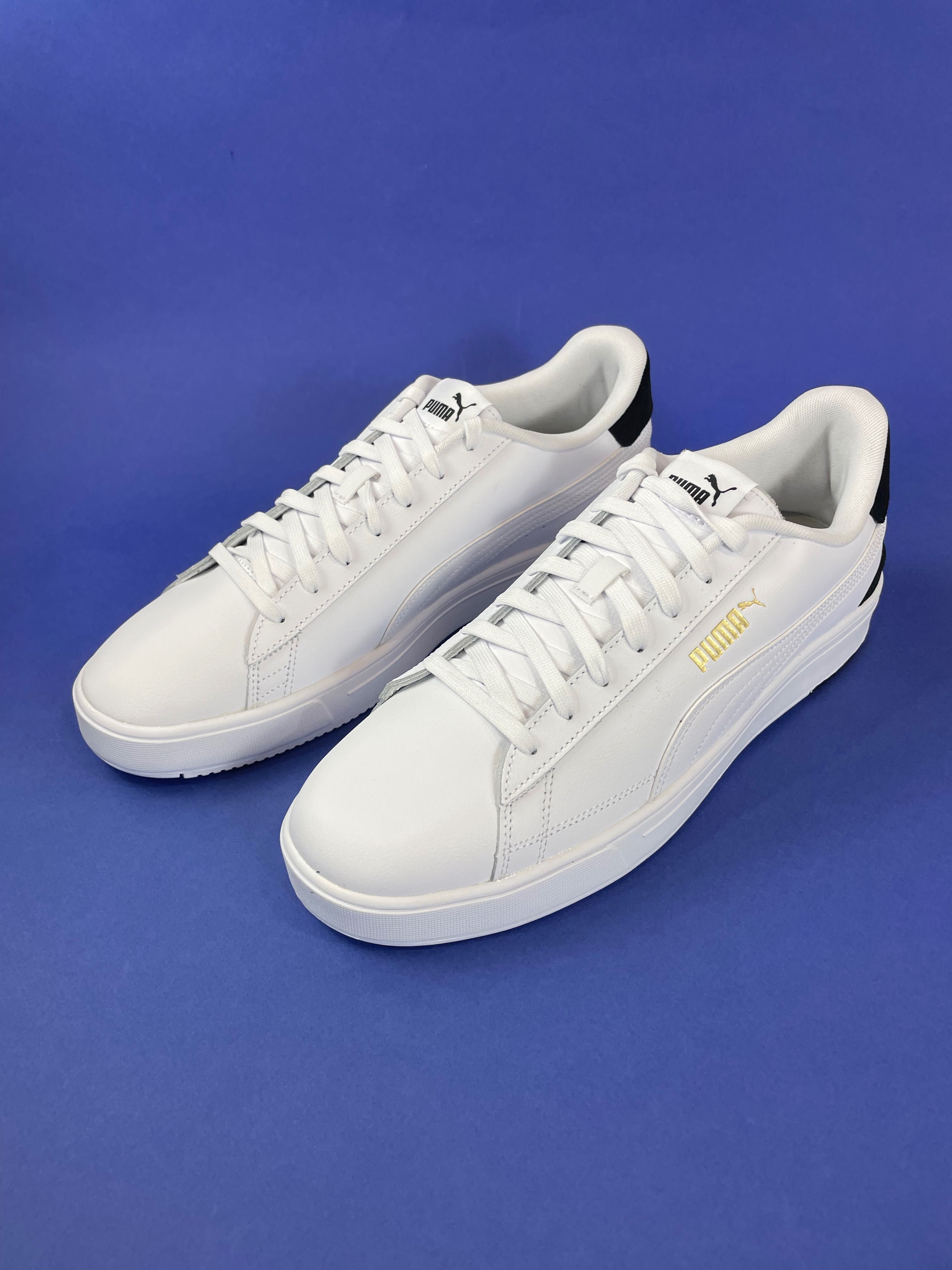 Чоловічі білі шкіряні кеди PUMA Serve Pro 47 розмір