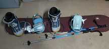 Prancha snowboard em muito bom estado