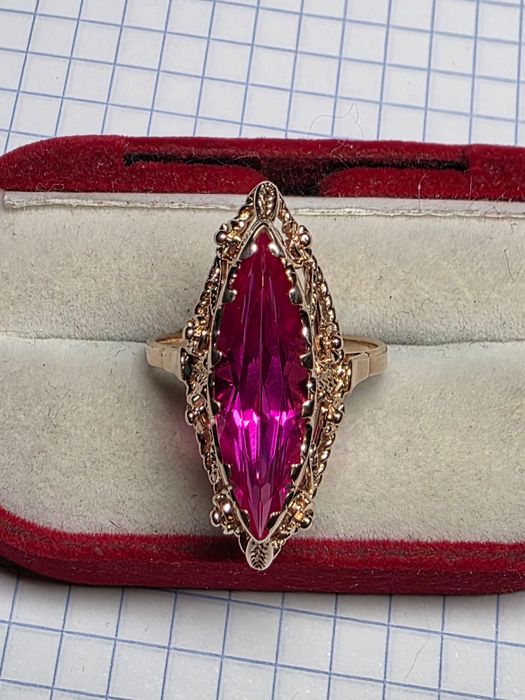 Золотий перстень, кольцо, каблучка часів СРСР, 583 проба