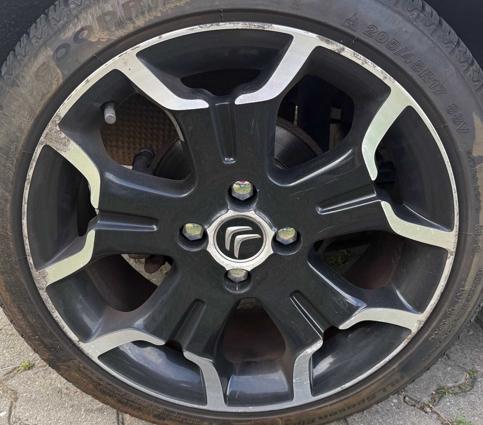 Alufelgi Felgi 17" 4x108 DS Citroen Opel Peugeot 7J ET25 65.1 Oryginał