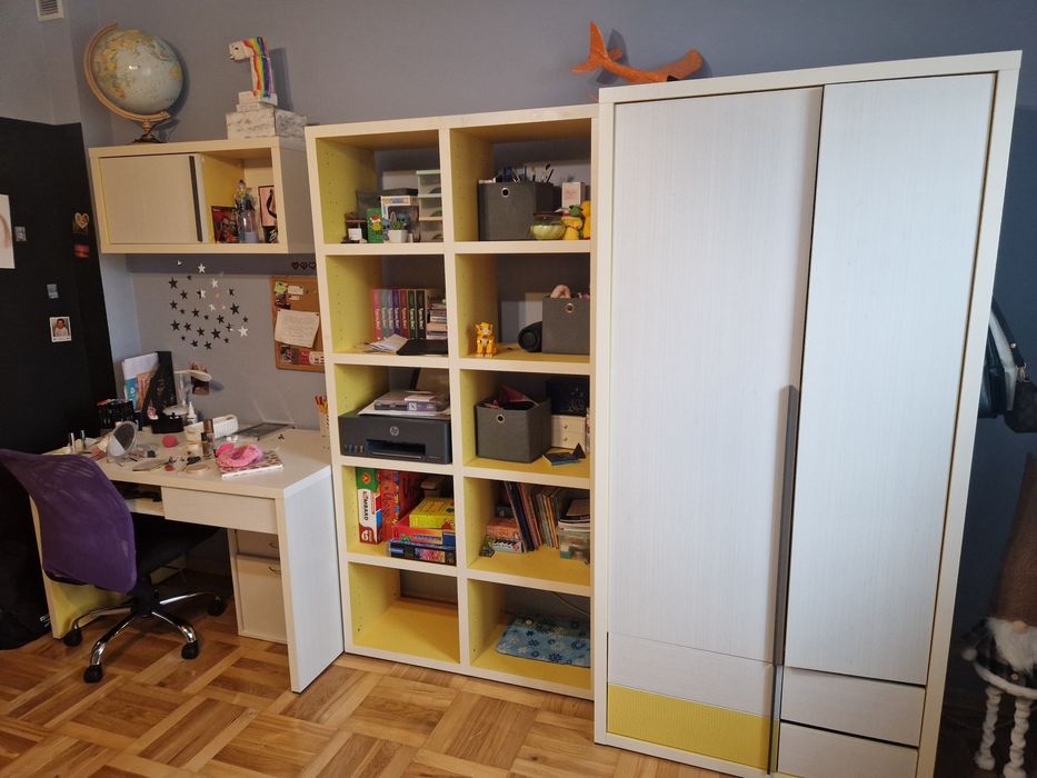 Meble młodzieżowe dziecięce biuro łóżko