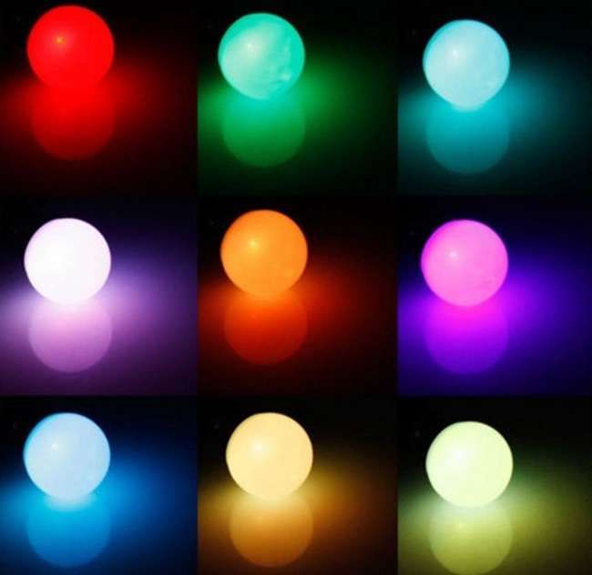 12W RGB luz LED Comando à distancia