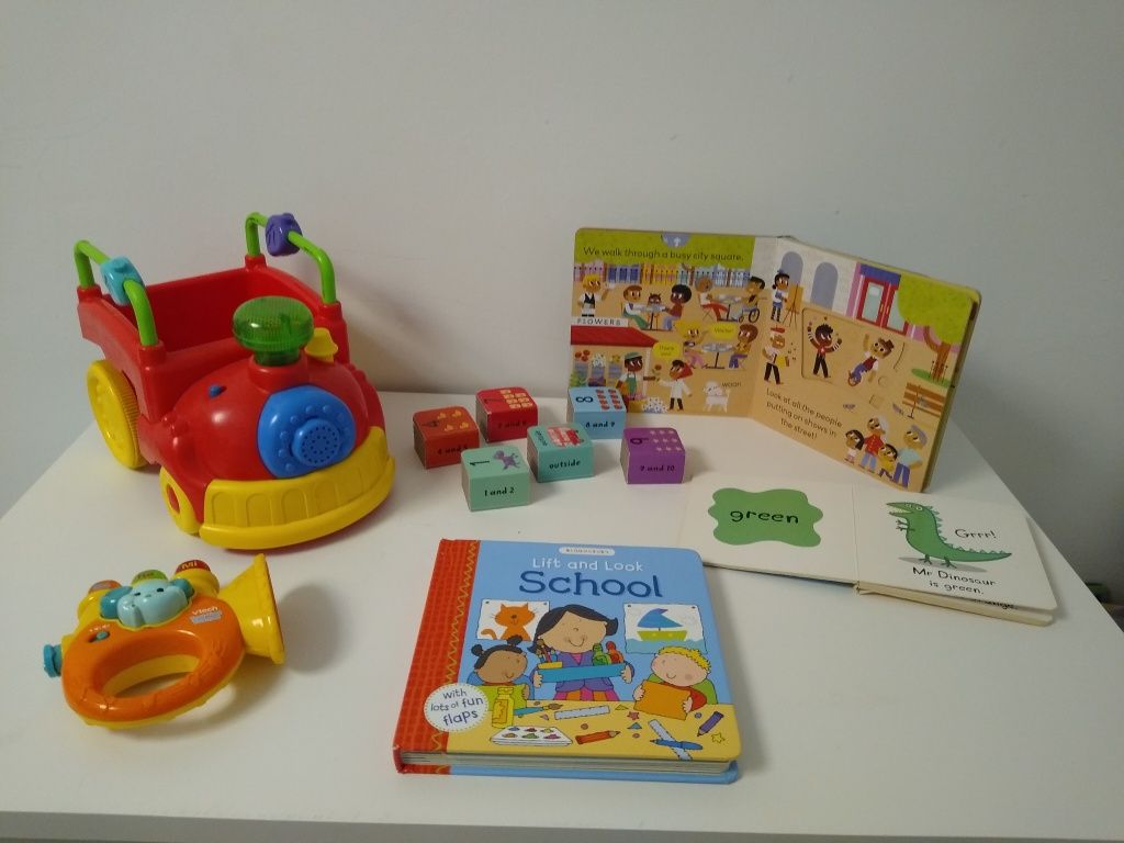Książeczki po angielsku dla dzieci lift and look Scholl zabawki