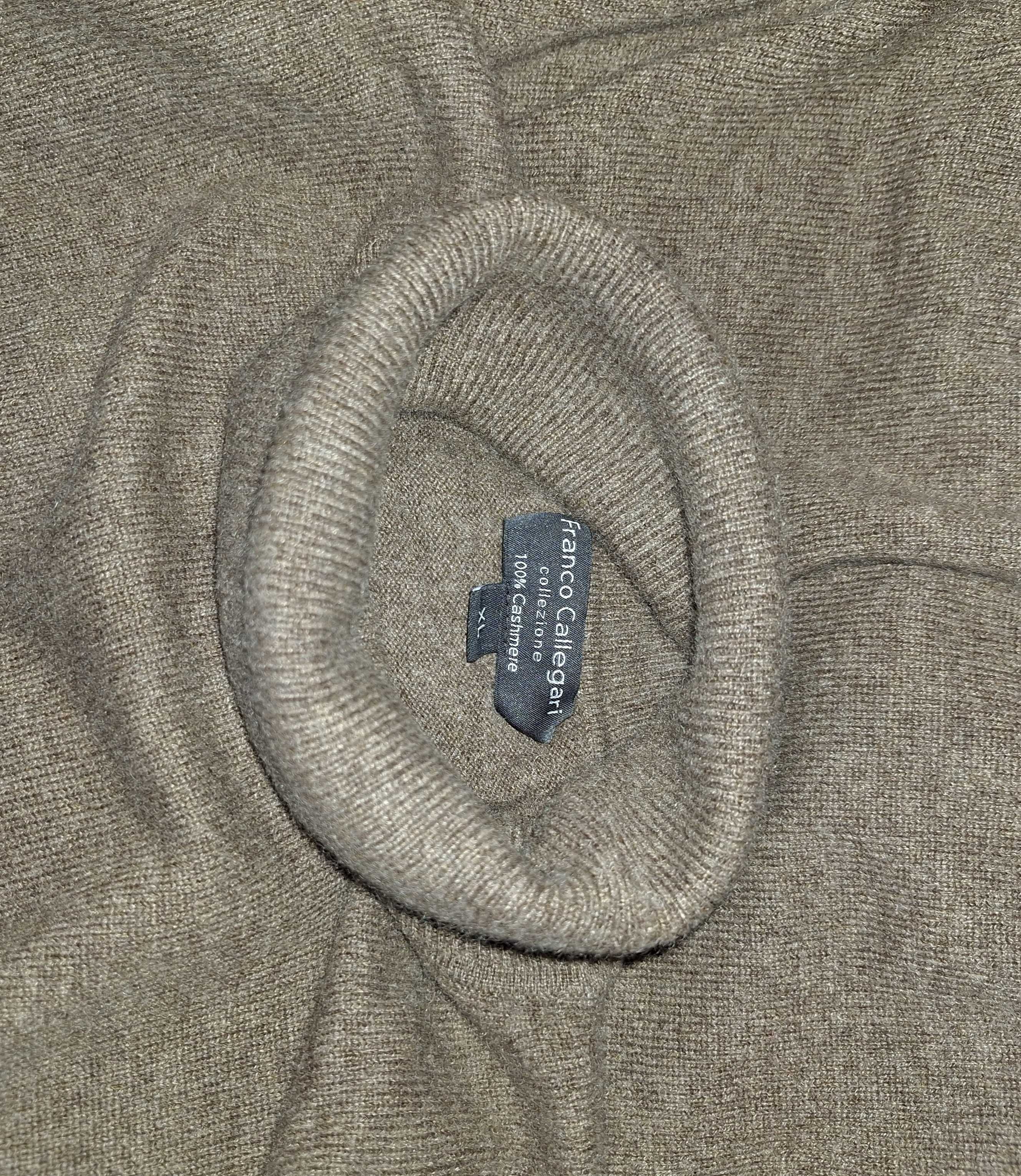 Sweter golf Franco Callegari 100% kaszmir
