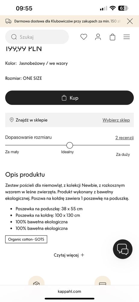 Posciel Newbie niemowleca