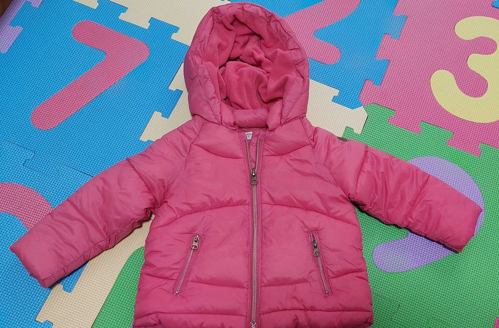 Blusão impermeável rosa Mango