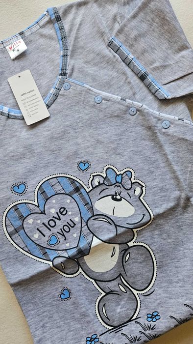 Koszula ciazowa S 36 poporodowa do karmienia odpinana rozpinana na bok