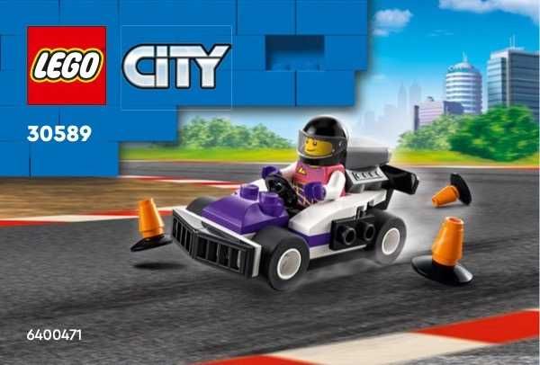 LEGO City 30589 Go-Kart Racer гонщик на картингу