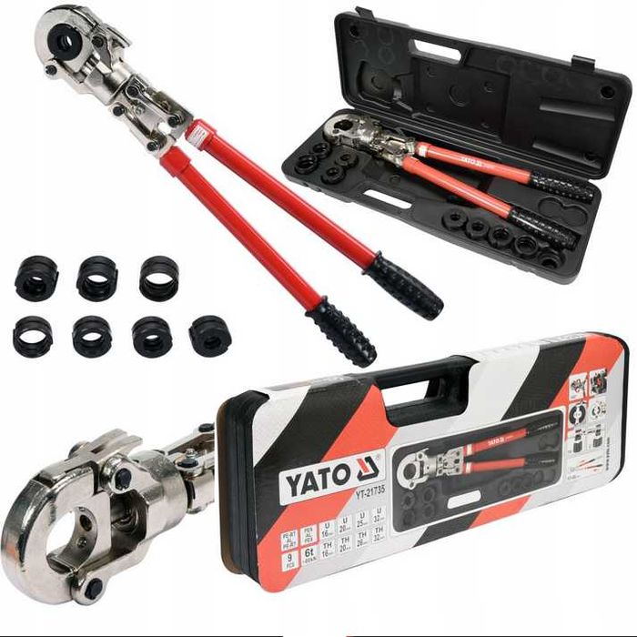 ZESTAW Prasa Praska Zaciskarka do rur PEX PERT Wynajem Wypożyczalnia