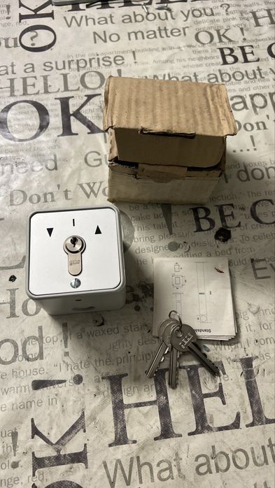 Geba włącznik podtynkowy,brama garazowa