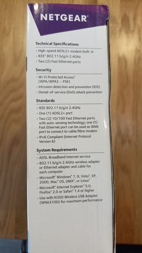 Router Netgear D1500 N300