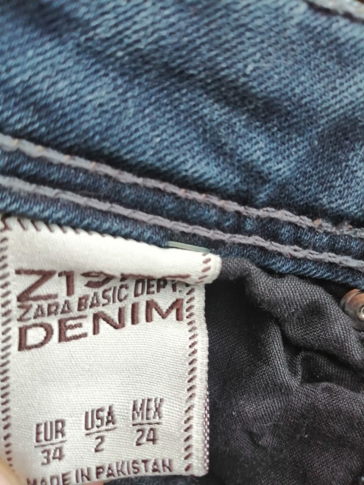 Spodnie jeans Zara 34