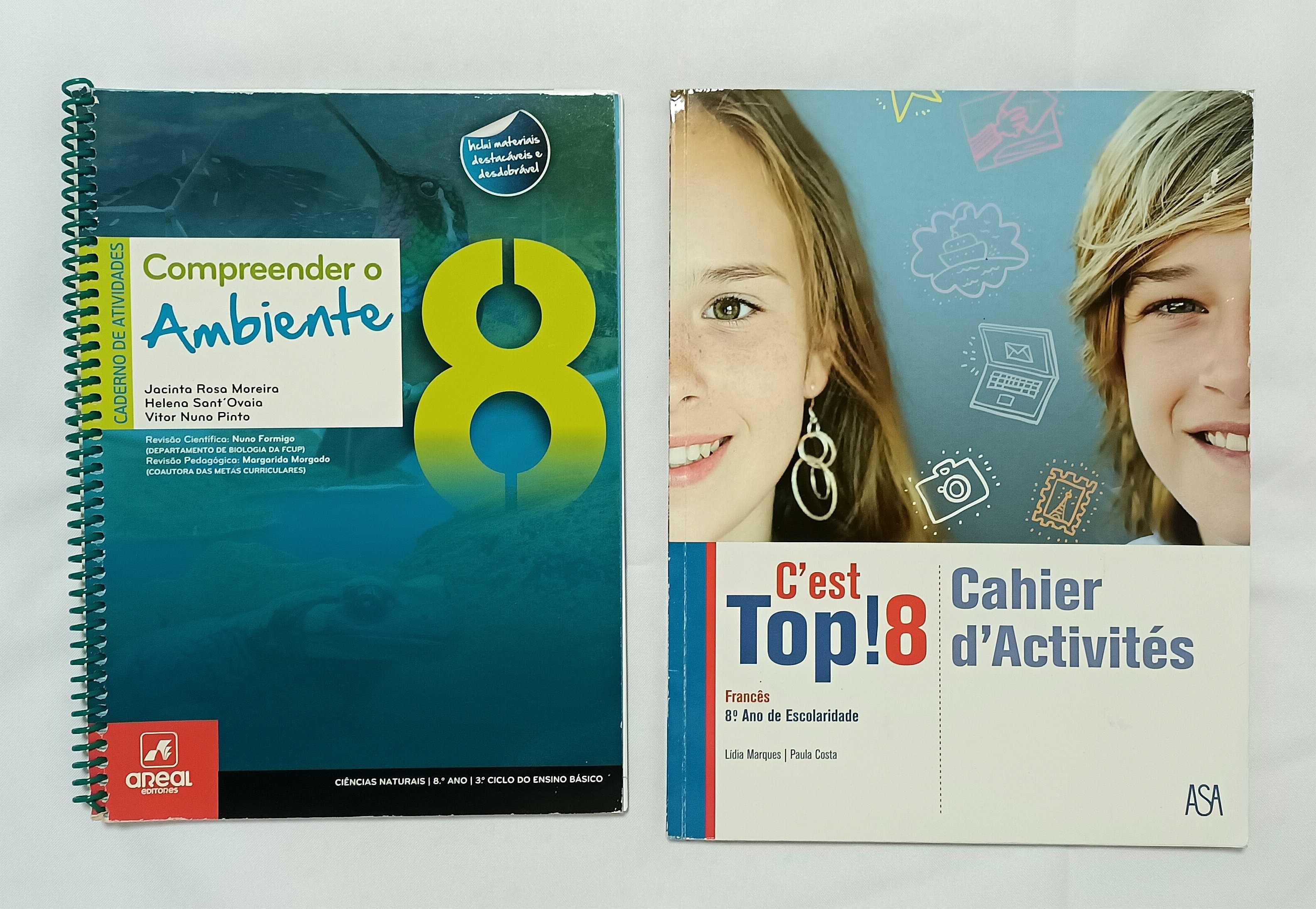 Cadernos de atividades 8.º ano