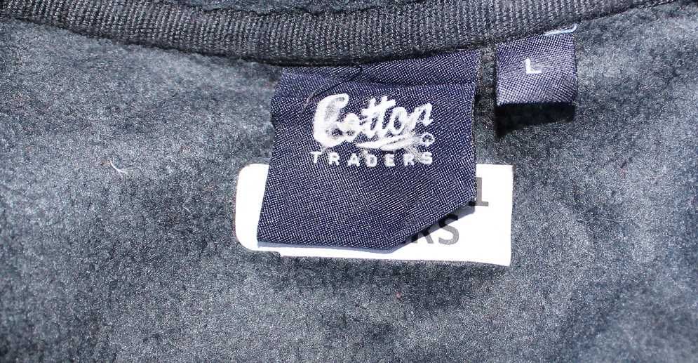 Cotton Traders gruba męska rozpinana bluza polarowa polar r.L