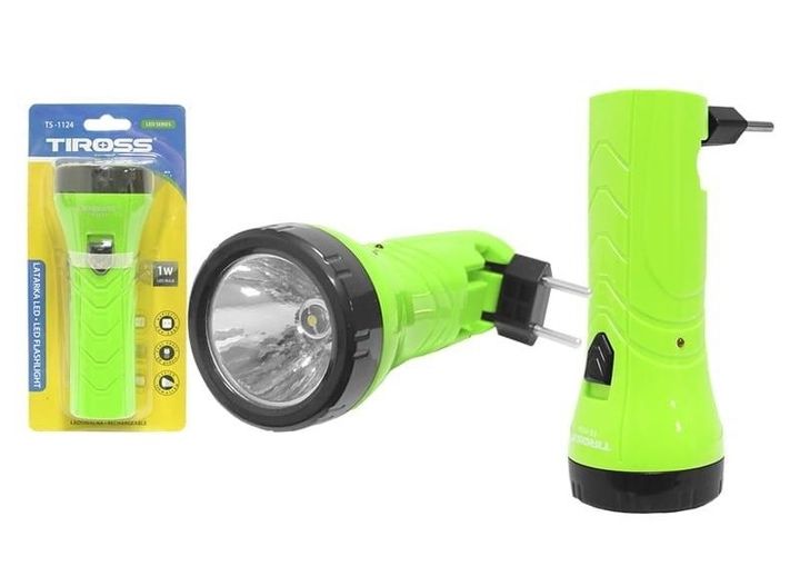 Якісний світлодіодний ліхтар Tiross TS 1124 N Green