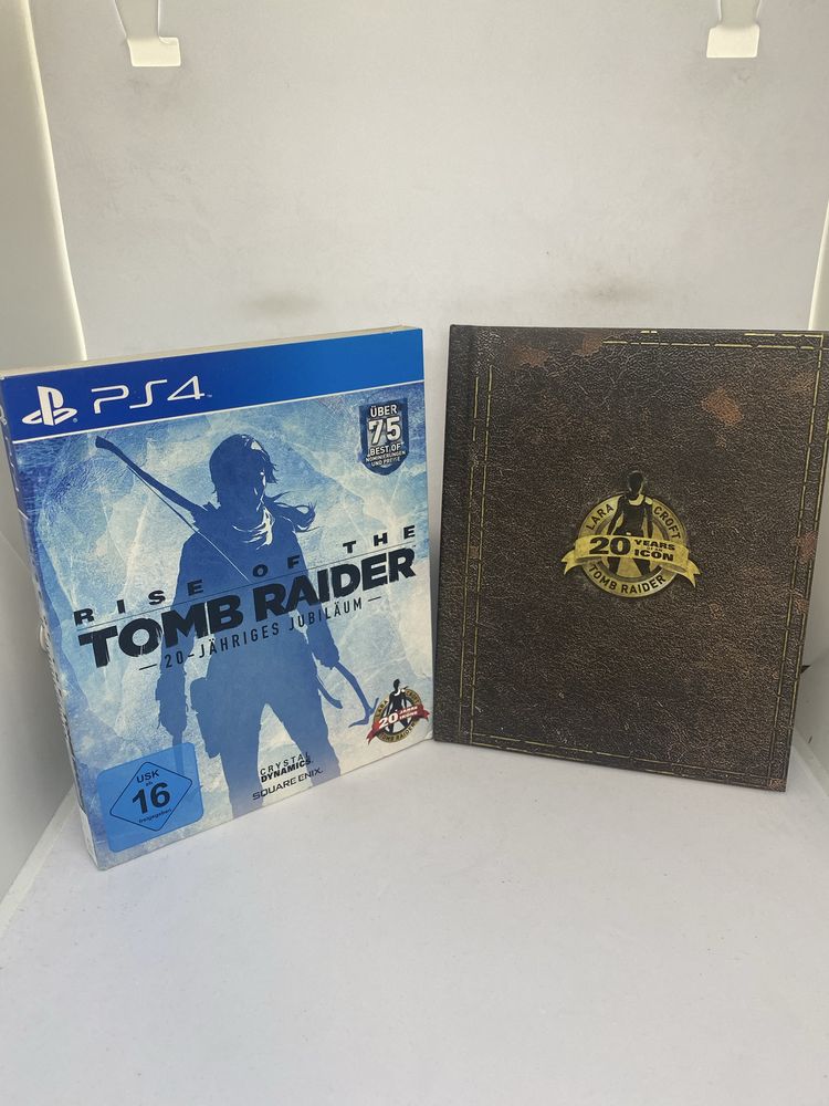 Gra Rise of the Tomb Raider 20th year anniversary PS4 PS5 pudełkowa PL