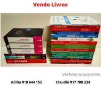 Vendo livros diversos como novos