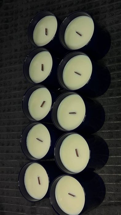 Аромасвічки ручної роботи з натурального кокосового воску