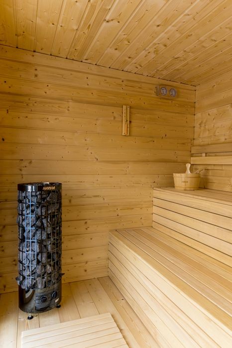 Sauna ogrodowa zewnętrzna Term-One z pełnym wyposażeniem od Term-Relax