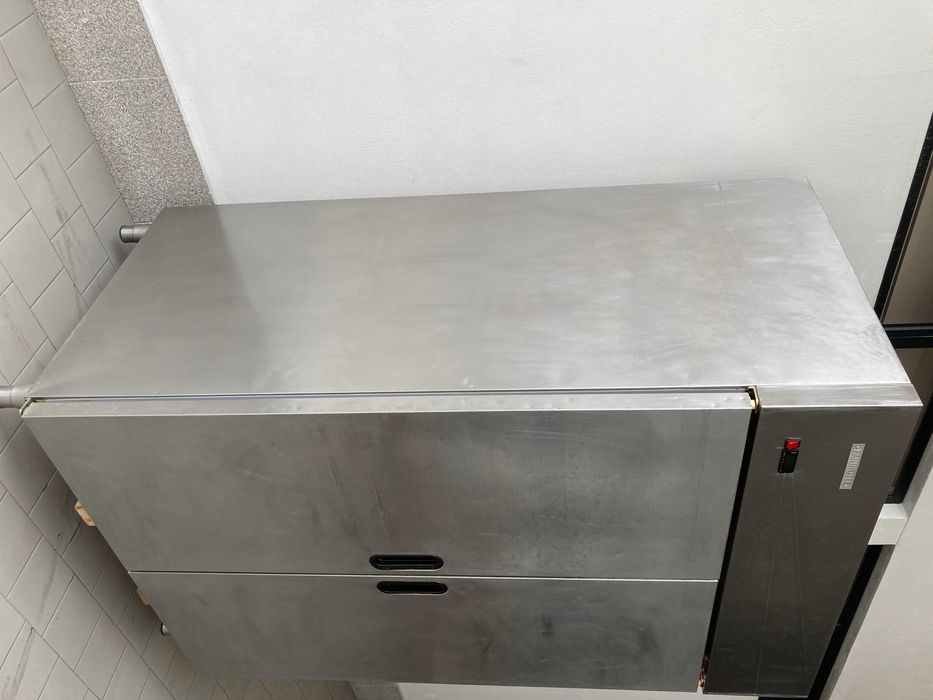 Armário inox congelação tabuleiros de pastelaria