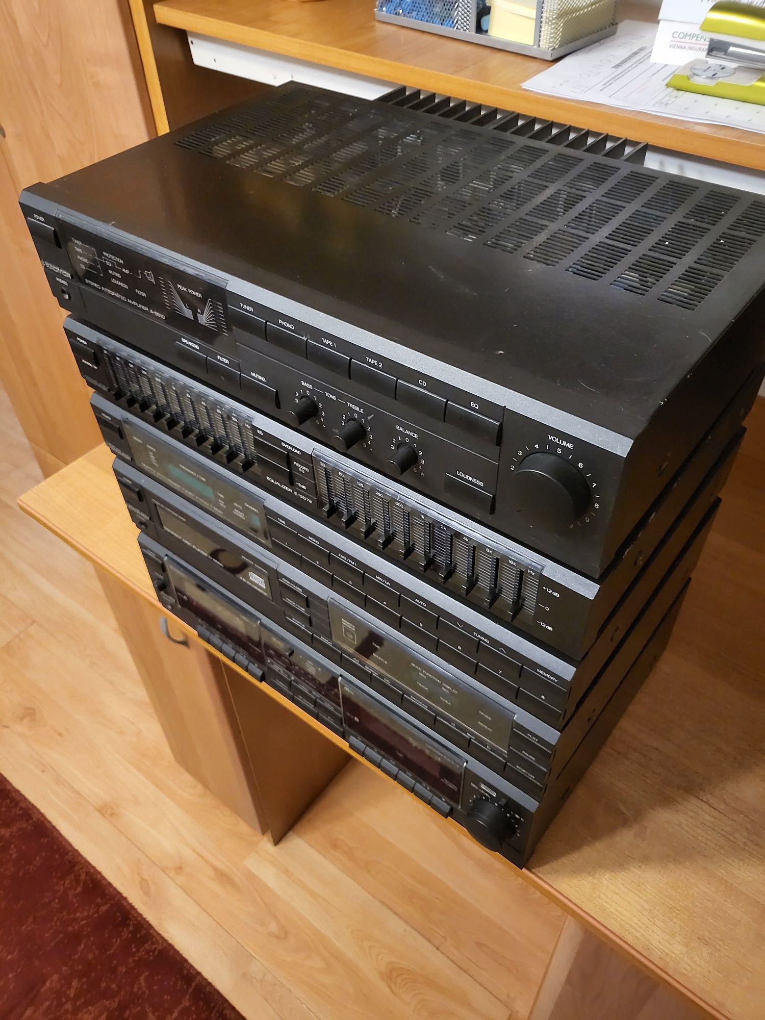 Wieża Unitra Radmor SSL55 A5510, T5521, R5530, D5550, E5572 Super stan
