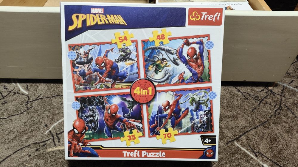 Пазли Марвел. 4 коробки. Від 3років