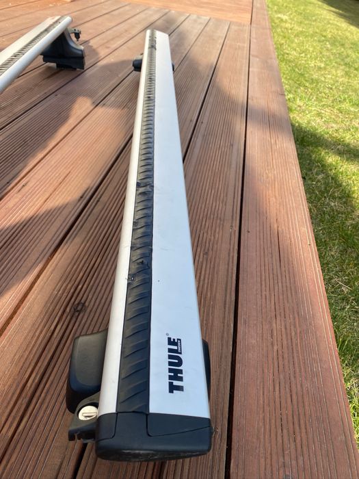 Bagaznik dachowy Thule Wingbar Evo 135, lapy i kit mocujacy