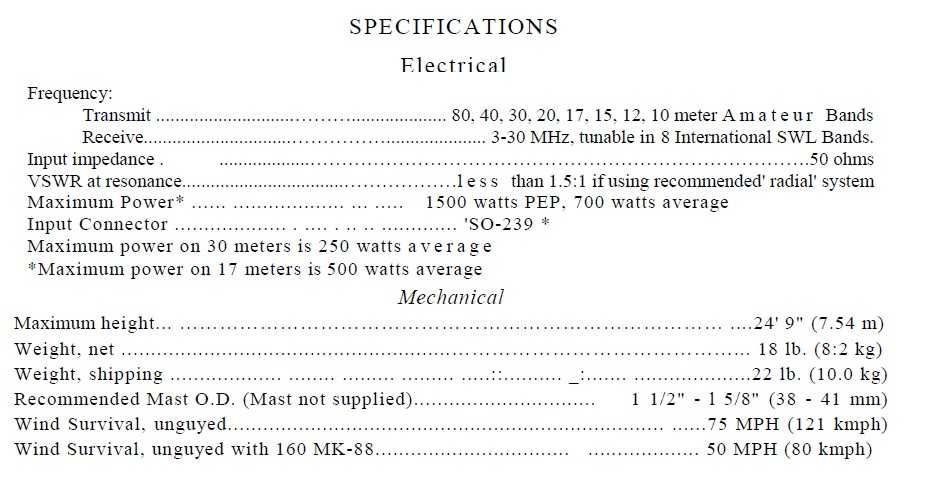 Antena vertical HyGain DX-88 para as bandas de radioamador