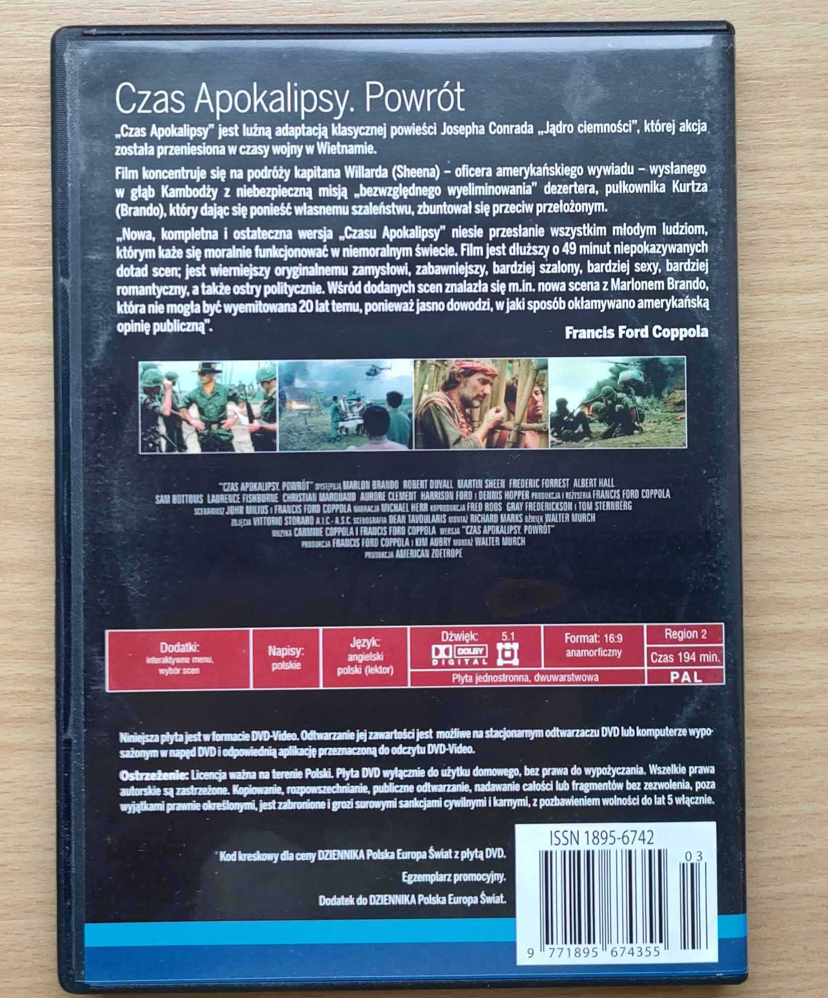 Czas Apokalipsy. Powrót - film na płycie dvd