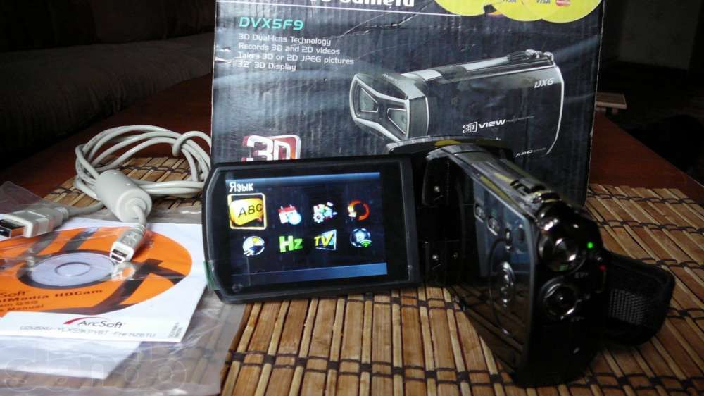 3D Видео Камера с 3,2" 3D Display + 3D Очки Виртуальной Реальности