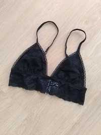 H&M koronkowy biustonosz braletka bralette 34 XS 32 XXS 65A