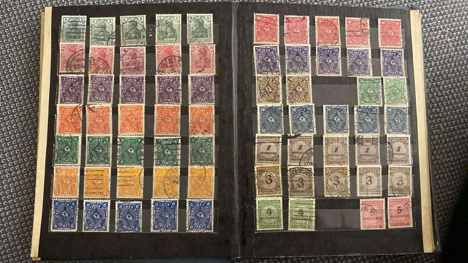 Третій рейх. Партія поштових марок. 1933-1941.