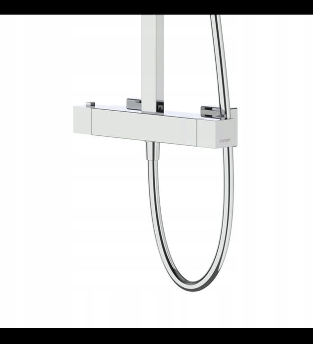 Kolumna prysznicowa z baterią termostatyczną ANGO Corsan CMN018 chrom