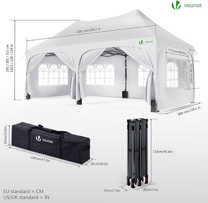Tenda 6x3 montágem rápida